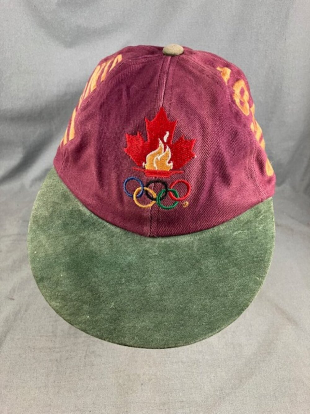 Atlanta 1996 Olympic Torch Olympics Baseball Cap Embroidered Logo Golf Hat